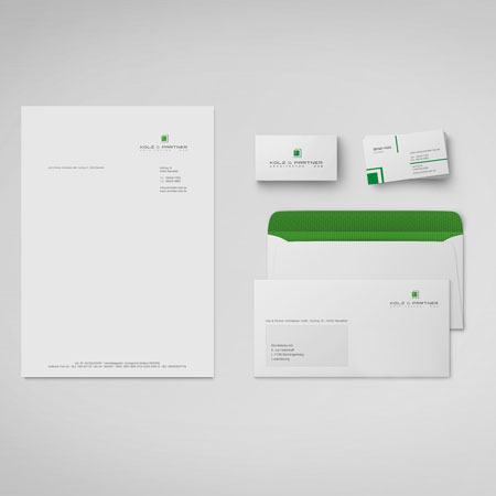 Logo, Geschäftsausstattung, Hausfarben, Typografie, Webseite