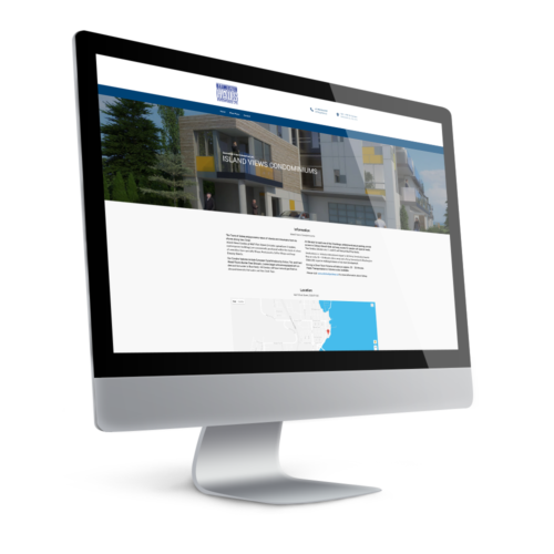 Internetseite zur Vermarktung von Immobilien