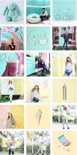 Farbwechsel - Instagram-Feed