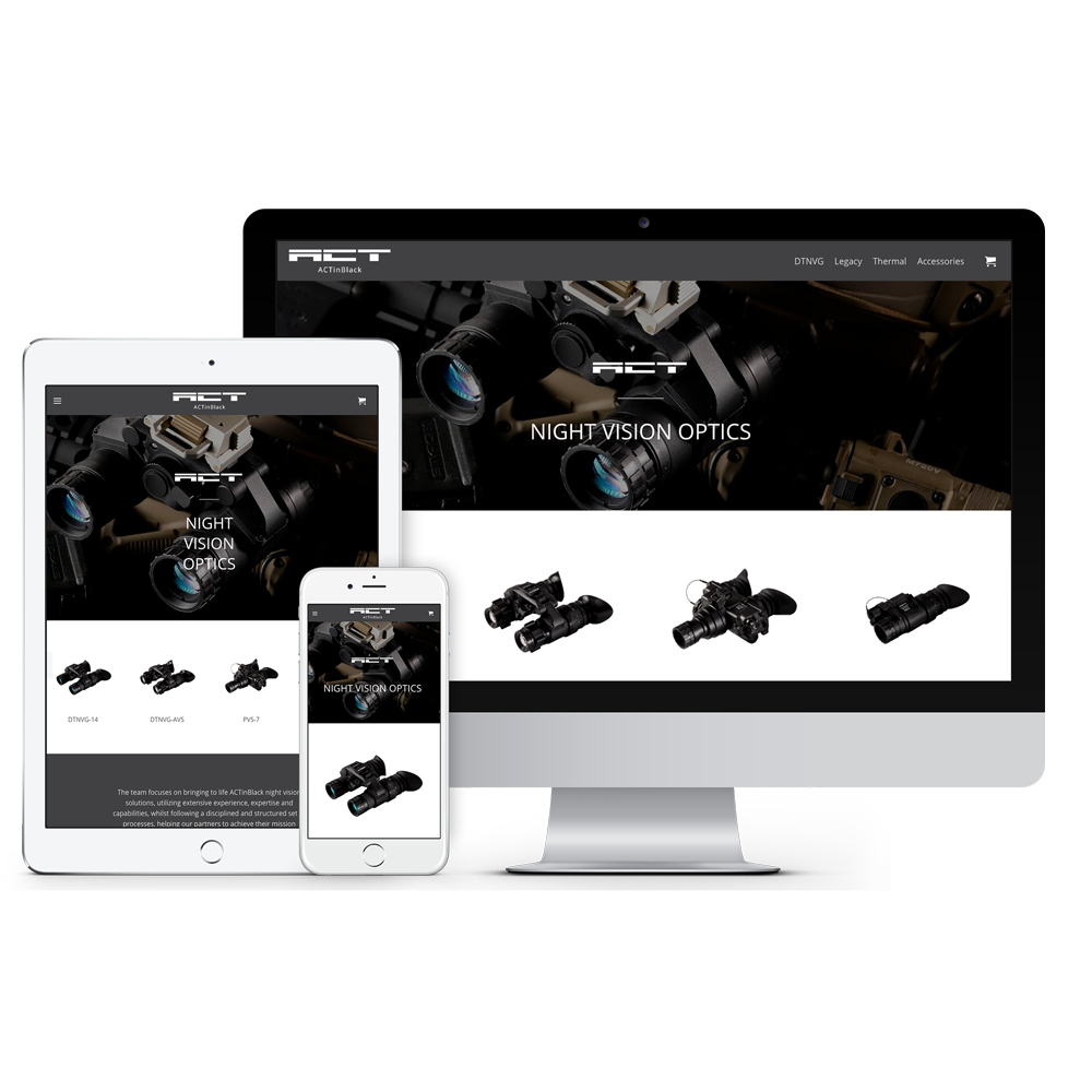 Onlineshop - ECommerce - ACTinBlack